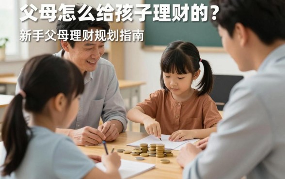 父母怎么给孩子理财的？新手父母必看的儿童理财规划指南