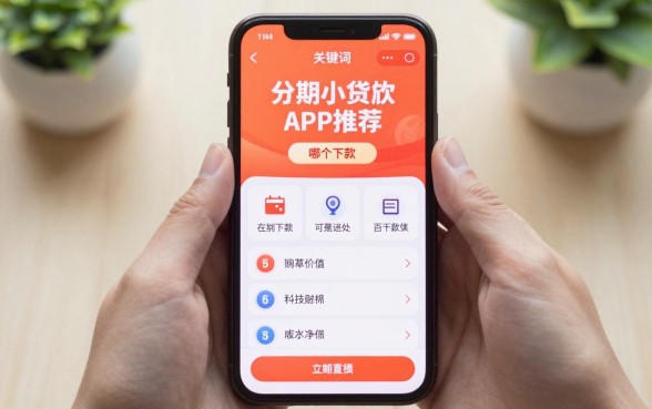 分期小额贷款app推荐，哪个平台容易通过下款快？