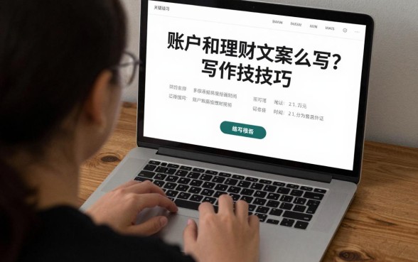 账户和理财文案怎么写?新手必看的理财文案写作技巧