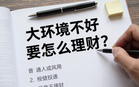 大环境不好要怎么理财？普通人如何稳健投资理财？
