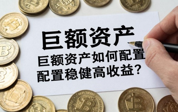 巨额财产怎么理财赚钱,大额资金如何配置才能稳健高收益?