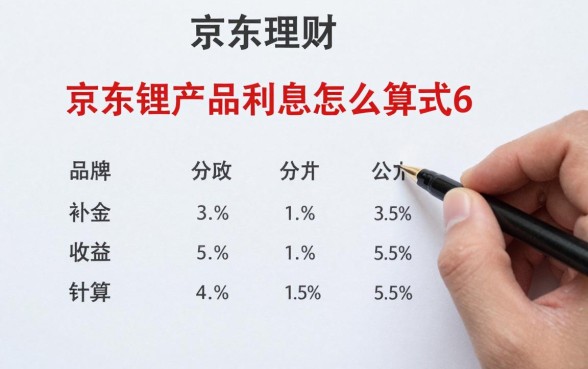 京东理财利息怎么算6，京东理财产品收益计算公式