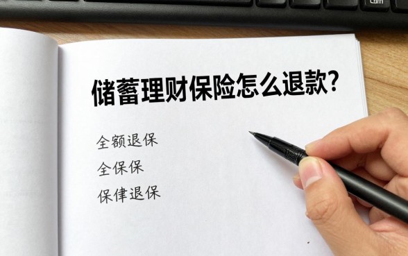 储蓄理财保险怎么退款？全额退保具体流程有哪些