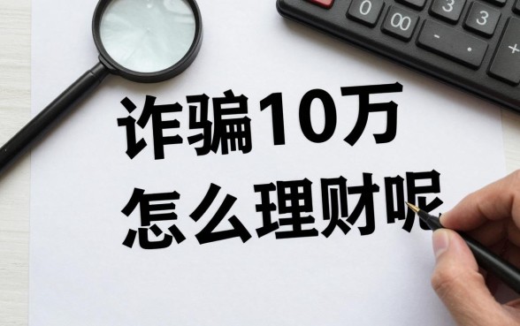 诈骗10万怎么理财呢,诈骗10万判多少年刑期