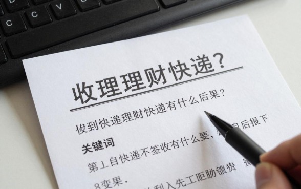 收到理财快递怎么办理？理财快递不签收会有什么后果