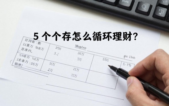 5个存单怎么循环理财?5万存单理财最佳方法