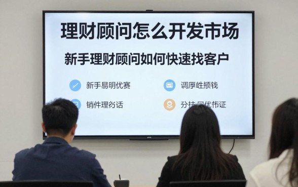 理财顾问怎么开发市场,新手理财顾问如何快速寻找客户