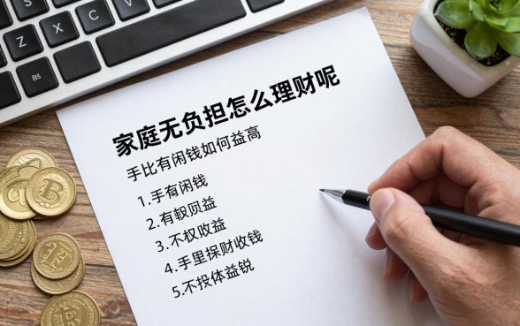家庭无负担怎么理财呢，手里有闲钱如何理财收益高