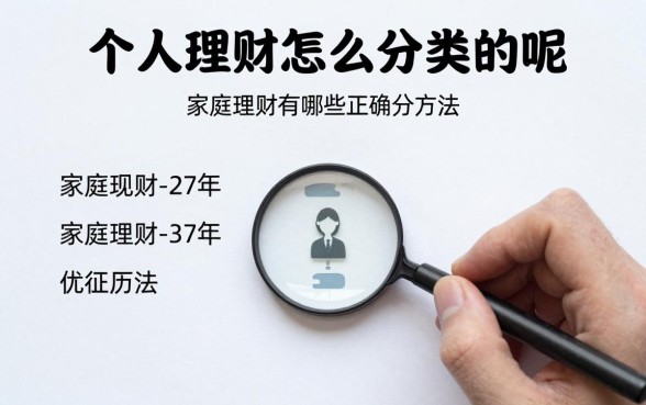 个人理财怎么分类的呢,家庭理财有哪些正确分类方法