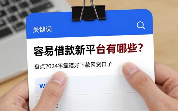 容易借款新平台有哪些？盘点2024年靠谱好下款的网贷口子