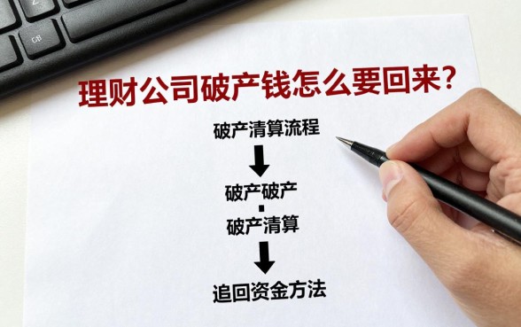 理财公司破产钱怎么要回来？破产清算流程及追回资金方法