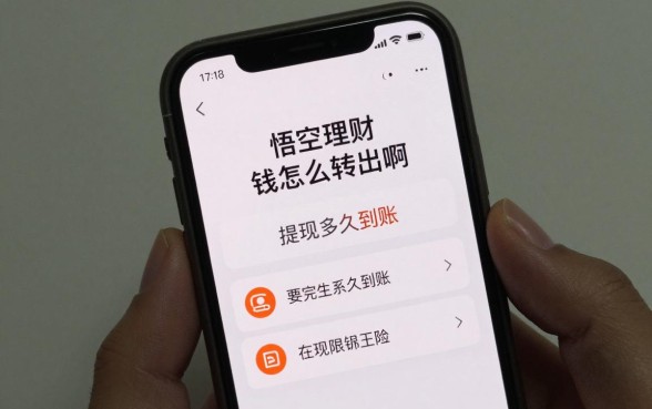 悟空理财钱怎么转出啊，悟空理财提现多久到账