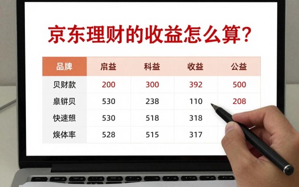 京东理财的收益怎么算？详解京东理财产品收益计算公式
