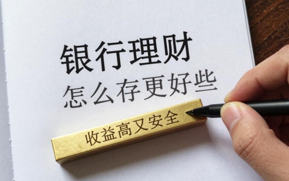 银行理财怎么存更好些,哪种理财方式收益高又安全?