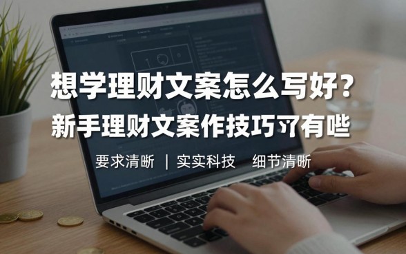 想学理财文案怎么写好?新手理财文案写作技巧有哪些