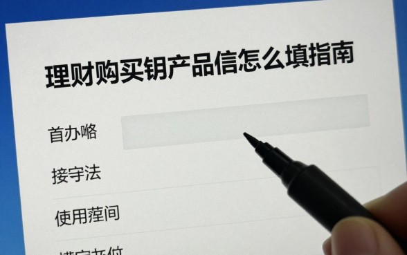 理财购买信息怎么填呢，首次购买理财产品信息填写指南