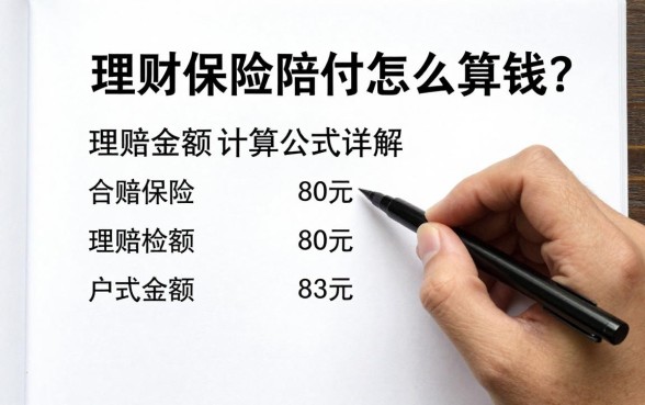 理财保险赔付怎么算钱？理赔金额计算公式详解