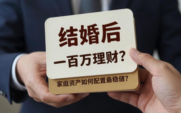 结婚后一百万怎么理财?家庭资产如何配置最稳健?