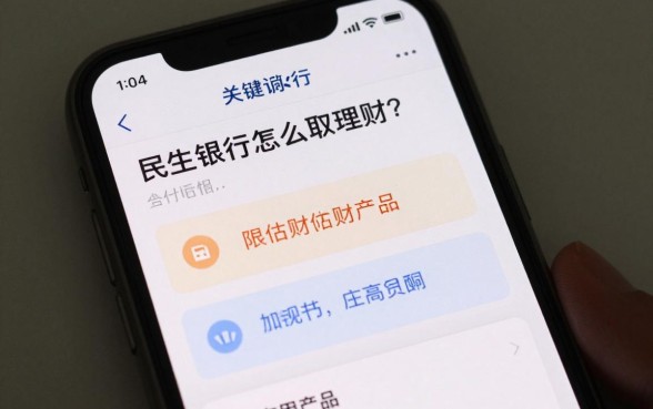 民生银行怎么取消理财？手机银行如何赎回理财产品