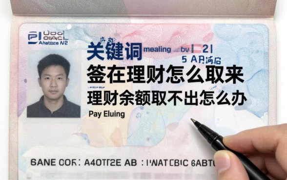 签证余额在理财怎么取出来,签证理财余额取不出怎么办