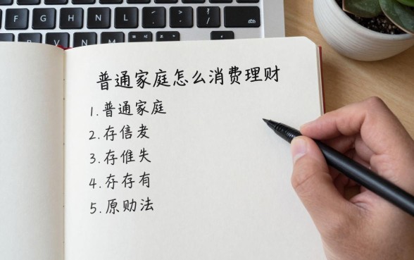普通家庭怎么消费理财，普通家庭每月如何存钱理财