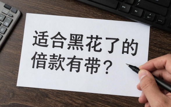适合黑花了的借款口子有哪些，哪里能找到黑户花户必下的贷款？