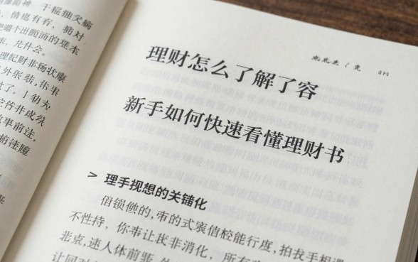 理财怎么了解书籍内容,新手如何快速看懂理财书