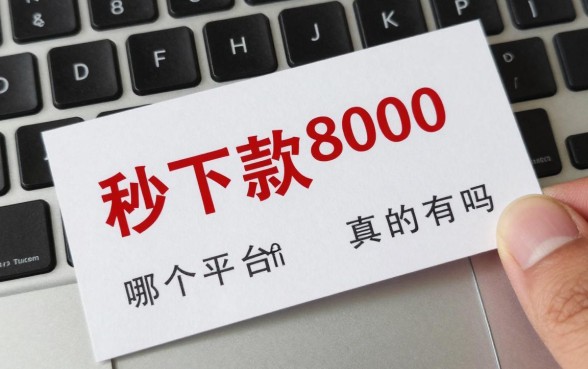 秒下款8000的口子真的有吗，哪个平台能快速下款