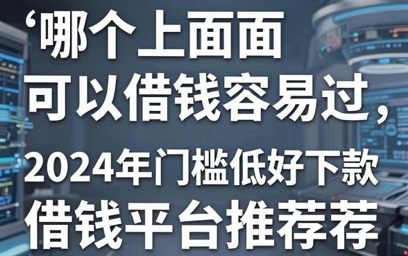 哪个上面可以借钱容易过,2024年门槛低好下款的借钱平台推荐