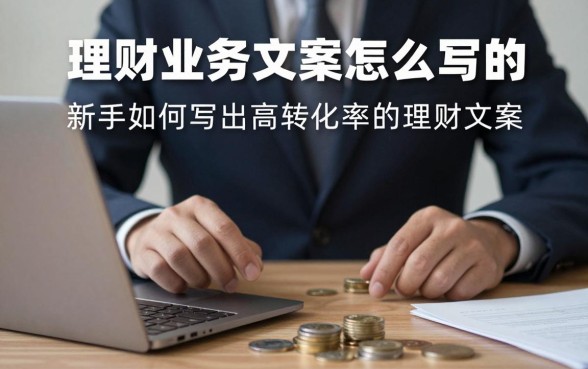 理财业务文案怎么写的，新手如何写出高转化率的理财文案