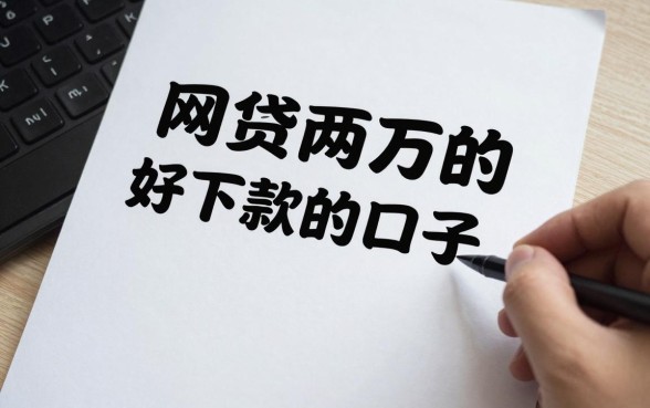 网贷两万的好下款的口子有哪些，哪个平台容易通过审核