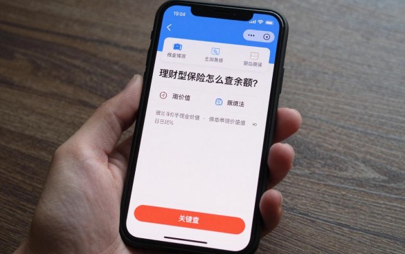 理财型保险怎么查余额？手机上查询保单现金价值的方法