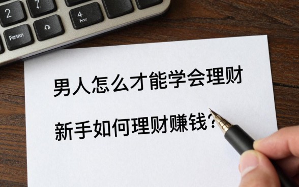 男人怎么才能学会理财，新手如何理财赚钱？