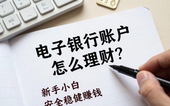 电子银行账户怎么理财？新手小白如何安全稳健赚钱