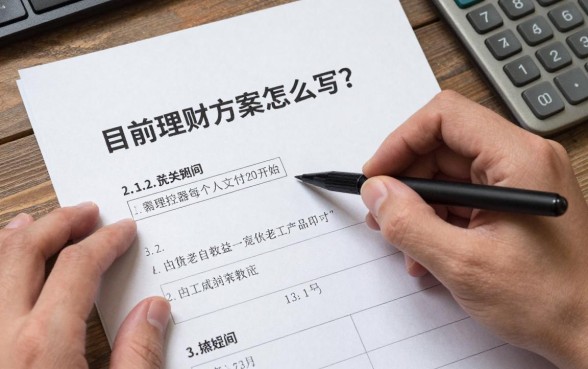 目前理财方案怎么写的？手把手教你制定高收益理财规划