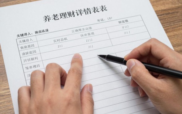 养老理财详情表怎么填？手把手教你正确填写步骤
