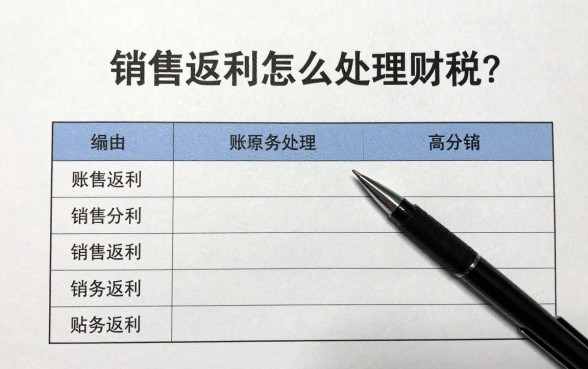 销售返利怎么处理财税？销售返利账务处理分录怎么做