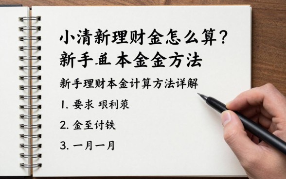 小清新理财本金怎么算?新手理财本金计算方法详解