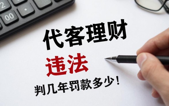 代客理财违法怎么处罚？判几年罚款多少
