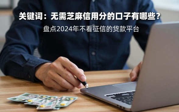 无需芝麻信用分的口子有哪些？盘点2024年不看征信的贷款平台