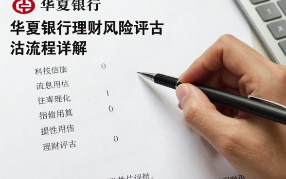 华夏银行怎么理财评估？华夏银行理财风险评估流程详解