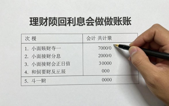 理财赎回利息怎么做账?理财赎回利息会计分录怎么做