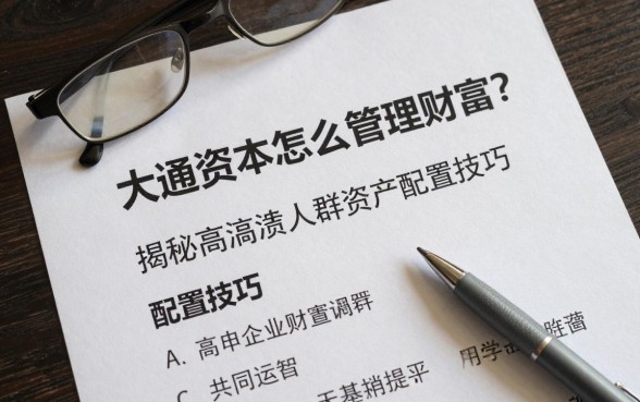 大通资本怎么管理财富？揭秘高净值人群资产配置技巧